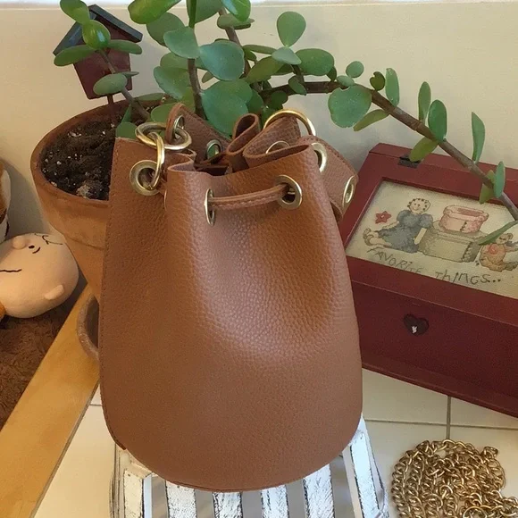 Classy Mini Drawstring Bucket Bag (#5) - Picture 5 of 6